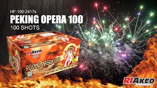 PEKING OPERA 100 ► HF1002417s ► RIAKEO FIREWORKS [upl. by Ahtiekal]