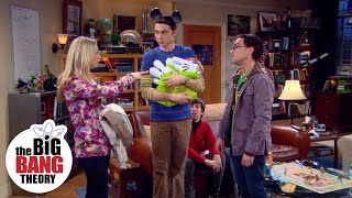 Penny and Leonard Share Custody of Sheldon  The Big Bang Theory [upl. by Barron]