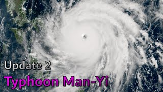 Super Typhoon ManYi Pepito nears landfall in Catanduanes [upl. by Adlih]