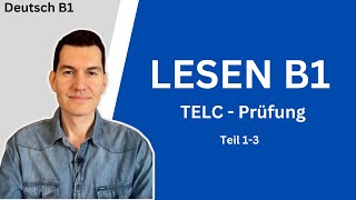 TELC B1 Lesen  Tipps  Beispiele  Deutsch [upl. by Keiko]