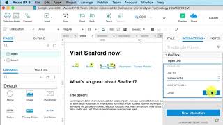 Axure RP 9 week 22 adding internal links [upl. by Verity482]