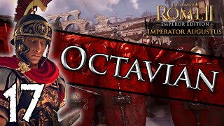 Total War Rome II  Imperator Augustus Octavian Campaign 17  Marching North [upl. by Kenon489]