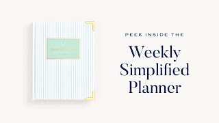 Peek Inside the 2024 Weekly Simplified Planner  Simplified® by Emily Ley [upl. by Iahk]