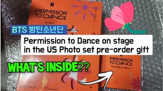 BTS Permission to Dance on Stage in the US Photo set Preorder gift방탄소년단 PTD [upl. by Sheridan]