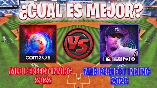 MLB PERFECT INNING 2022 vs MLB PERFECT INNING 2023 😱🔥 ¿CUÁL ES MEJOR JUEGO  Marcos Isaias [upl. by Perry]