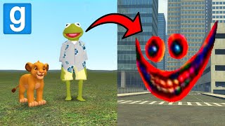 CREEPY CREATURE IN CITY  Garrys mod Sandbox [upl. by Malvia]