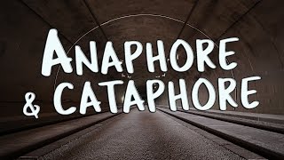 ANAPHORE amp CATAPHORE [upl. by Kessel]