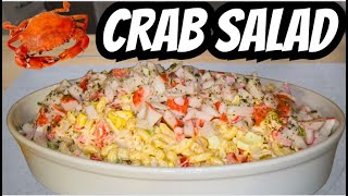 How To Make Crab Pasta Salad Taste Super Delicious [upl. by Yniffit]