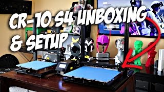 CR10 S4 3D Printer Unboxing amp Setup  TinyMachines [upl. by Ecnarret]