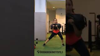 Lateral Lunge to Balance with Sandbag shorts [upl. by Relly]