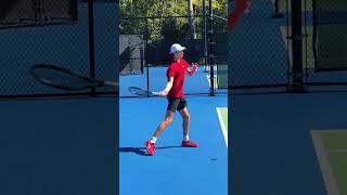 Forehand tennis technique [upl. by Karlyn]