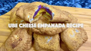 Quick and Easy Ube Cheese Empanada Recipe  Apron on Duty [upl. by Hakon]