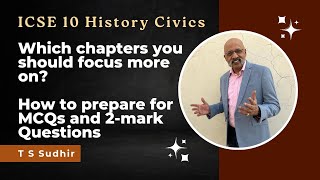 Your lastminute smart study amp revision strategy  ICSE 10 History amp Civics Boards 2024  Sudhir Sir [upl. by Phenice]