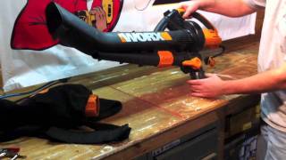 WORX TriVac BlowerMulcherVaccum  Review [upl. by Inan999]