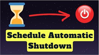 How to Schedule Auto Shutdown in Windows 10 [upl. by Emlin]