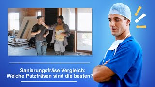 🚑 Sanierungsfräse Vergleich – Welche Putzfräsen sind die besten [upl. by Atiken]