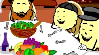 Shabbos Medley  Pt 11  The Kneidles  Animated Jewish Kids Musical  By Peretz Schmukler [upl. by Jacy]