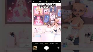 IPHONE 16 ZOOM IS CRAZY 😱 roblox shorts dresstoimpress funny [upl. by Enedan]