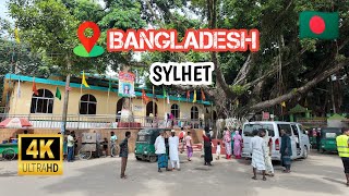 Bangladeshi 4K Walking Tour Sylhet City 2024  Sylhet Shahporan Mazar 4k Walking Tour 2024 [upl. by Otina]