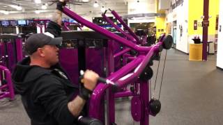 Planet Fitness Lat Pulldown Machine  How to use the lat pulldown machine at Planet Fitness [upl. by Cutlor]