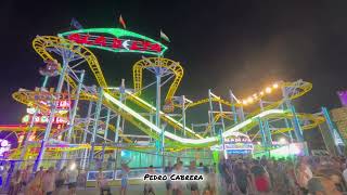 Feria de Málaga 2024 Atracción Montaña Rusa Ala Delta Atracciones de feria [upl. by Mehta]