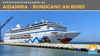 AIDAmira  Rundgang an Bord  AIDA Cruises [upl. by Marieann]