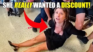 Psycho girlfriend REFUSES to leave store without a discount… It doesnt end well for her [upl. by Cirred932]