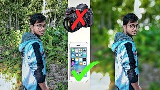 Make Mobile Photo Like DSLR  Background Blur Tutorial In Hindi  Dslr Blur Editing [upl. by Alfons]