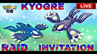 🔴LIVE KYOGRE RAIDS🎯 by rrslive in pokemon go [upl. by Malaspina]