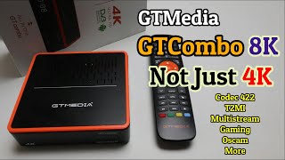 Receiver GTMedia GTCombo Android 9 OS DVB SS2S2XT2 Support Codec 422 Tanpa PC [upl. by Anaytat563]