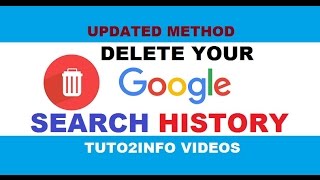 How to Delete Your All Google Search History Permanently  UPDATED 2017 [upl. by Oribella955]