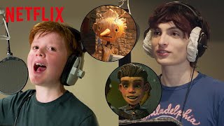 In the Booth with the Cast of Guillermo del Toros Pinocchio  Netflix [upl. by Careaga]