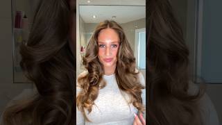 straightener blowout 🎀 hairstyle hairtutorial blowout blowouthair ad for IG [upl. by Halimeda701]