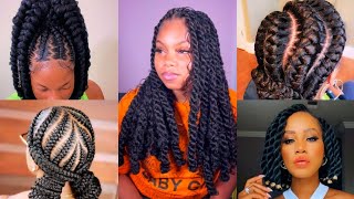 👍🔥60  Amazing Goddess Braids Hairstyles For Black Women  DIY Goddess Braids Hairstyle Ideas ♥️ [upl. by Ambrosi]