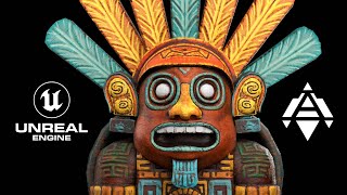 Timelapse  Aztec Figure [upl. by Llehcim743]