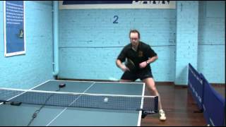 Table Tennis  Punch Shot with Long Pips  Antispin [upl. by Nera]