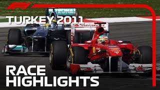 2011 Turkish Grand Prix Race Highlights [upl. by Male]