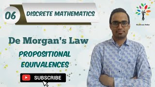 De Morgans Law  Propositional Equivalences  Discrete Mathematics  Hindi [upl. by Romano]