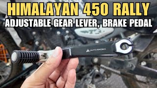 Auto Engina Adjustable Brake Pedal Gear Shifter For Himalayan 450 Worth Rs 18000 [upl. by Kenleigh]