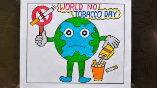 Anti Tobacco Day Drawing  World No Tobacco Day Drawing  No Tobacco Drawing  No Smoking [upl. by Hild261]