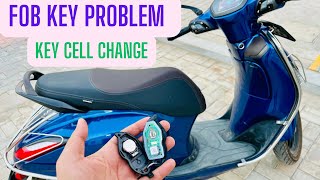 How To Open FOB Key In Chetak Electric  Cell Change In Chetak EV FOB Key chetakpremium [upl. by Anwahsal]