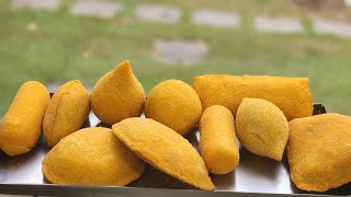 10 SALGADOS USANDO A MASSA DA COXINHA QUE VENDE IGUAL AGUA SALGADOS PERFEITO [upl. by Susanne610]