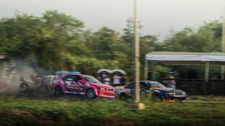 Practice Moments from Indonesian Drift Series Round 4 2024 in Mijen Semarang [upl. by Penelopa]