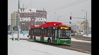 Lubelskie trolejbusy od 1999 do 2024 25 lat [upl. by Alyahc]