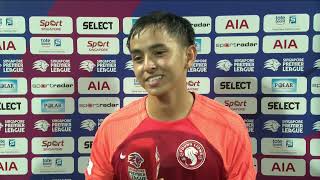 PostMatch – Young Lions vs Hougang United [upl. by Nodlehs]