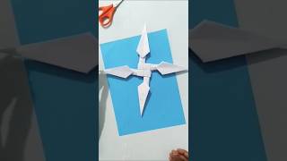 Epic Paper Ninja Star Tutorial  Try Making It Yourself [upl. by Anaujd897]