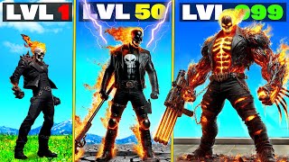 Level 1 GHOST RIDER to Level 1000000000 GHOST RIDER in GTA 5 [upl. by Irret116]