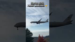 R Y A N A I R Starlux a350 Pilot plants landing at SeaTac 😳 [upl. by Shear]