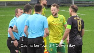 Caernarfon Town 21 Colwyn Bay highlights [upl. by Alma]