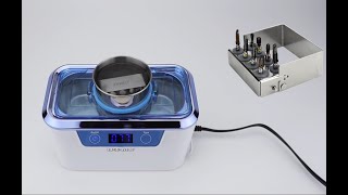 iSonic Miniaturized Commercial Ultrasonic Cleaner DS310 a Versatile Cleaning Tool for Dental Offices [upl. by Anitnamaid]